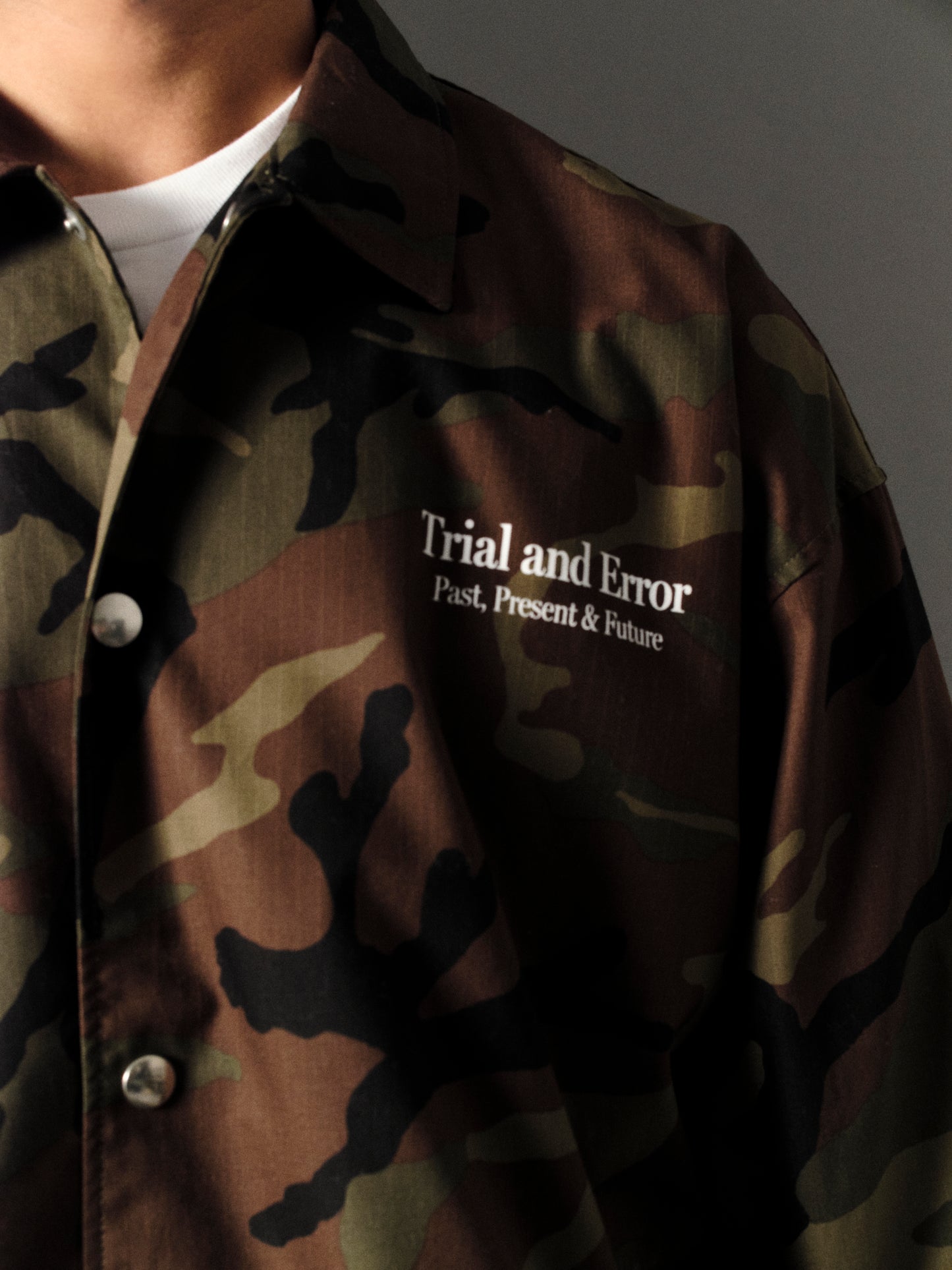 COTTON COACH JACKET CAMO
