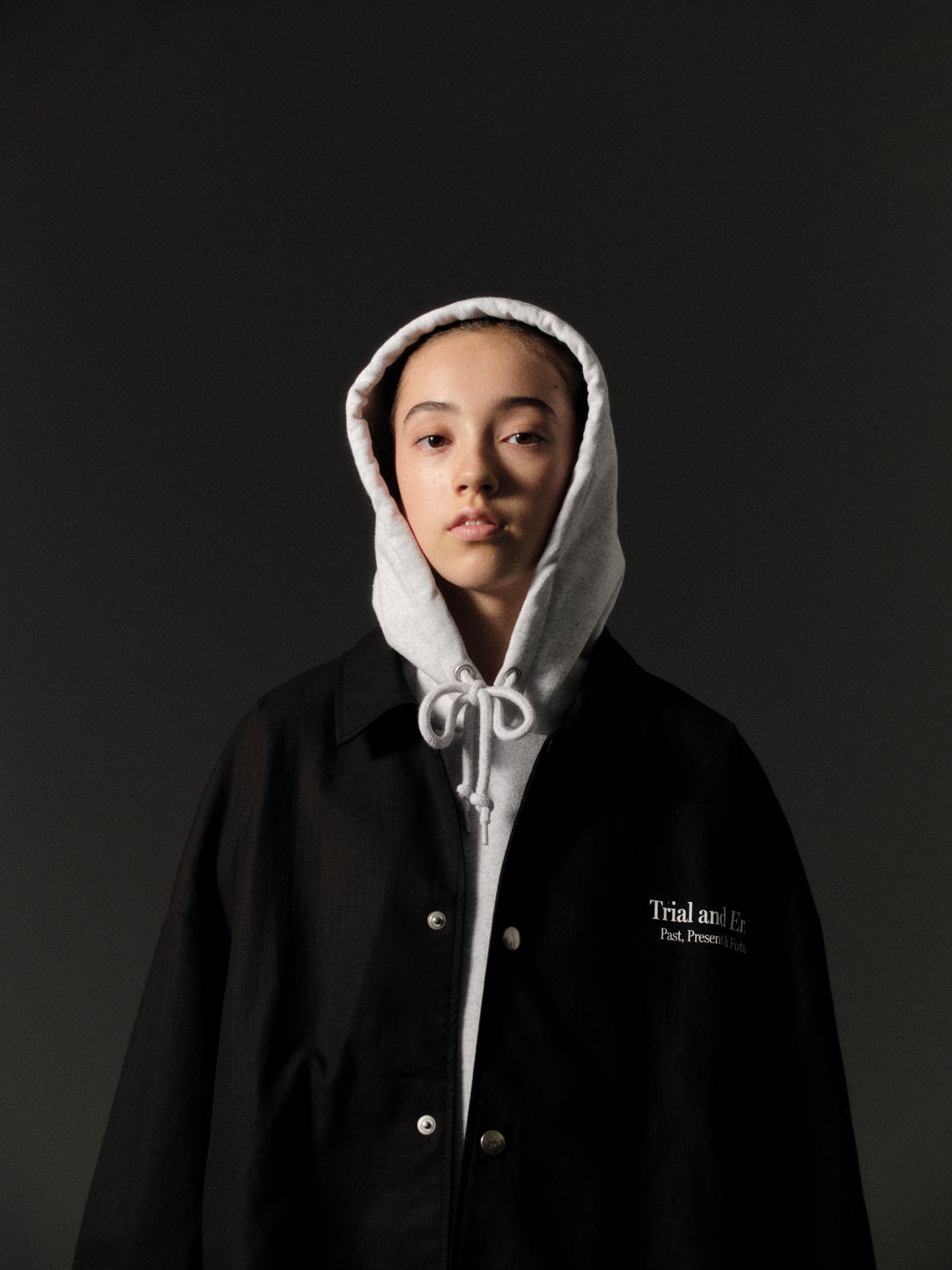 COTTON COACH JACKET BLACK