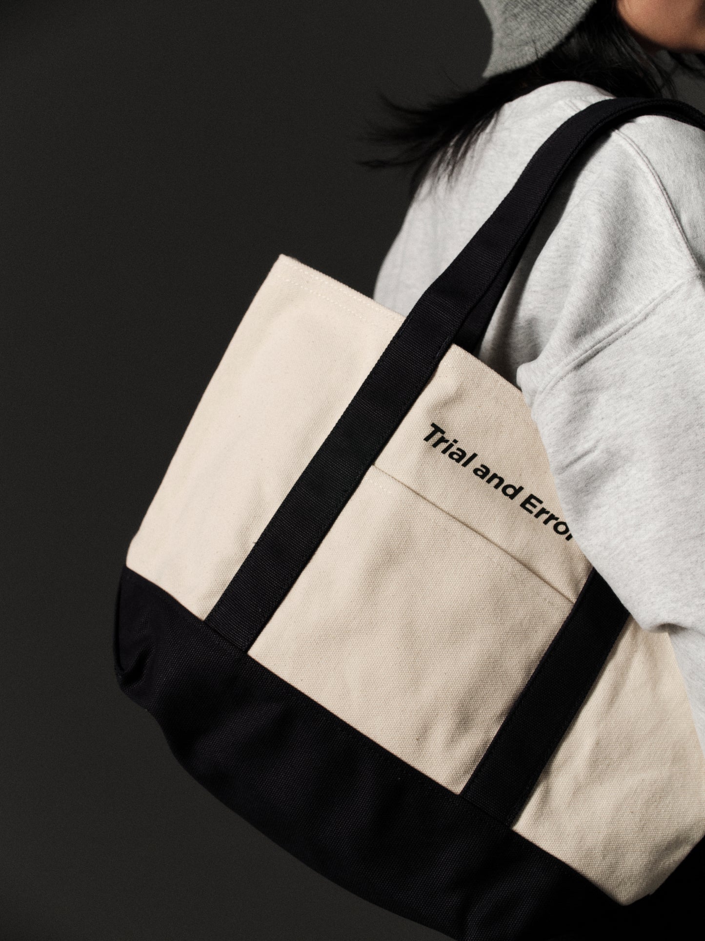 CANVAS TOTE BAG NAVY