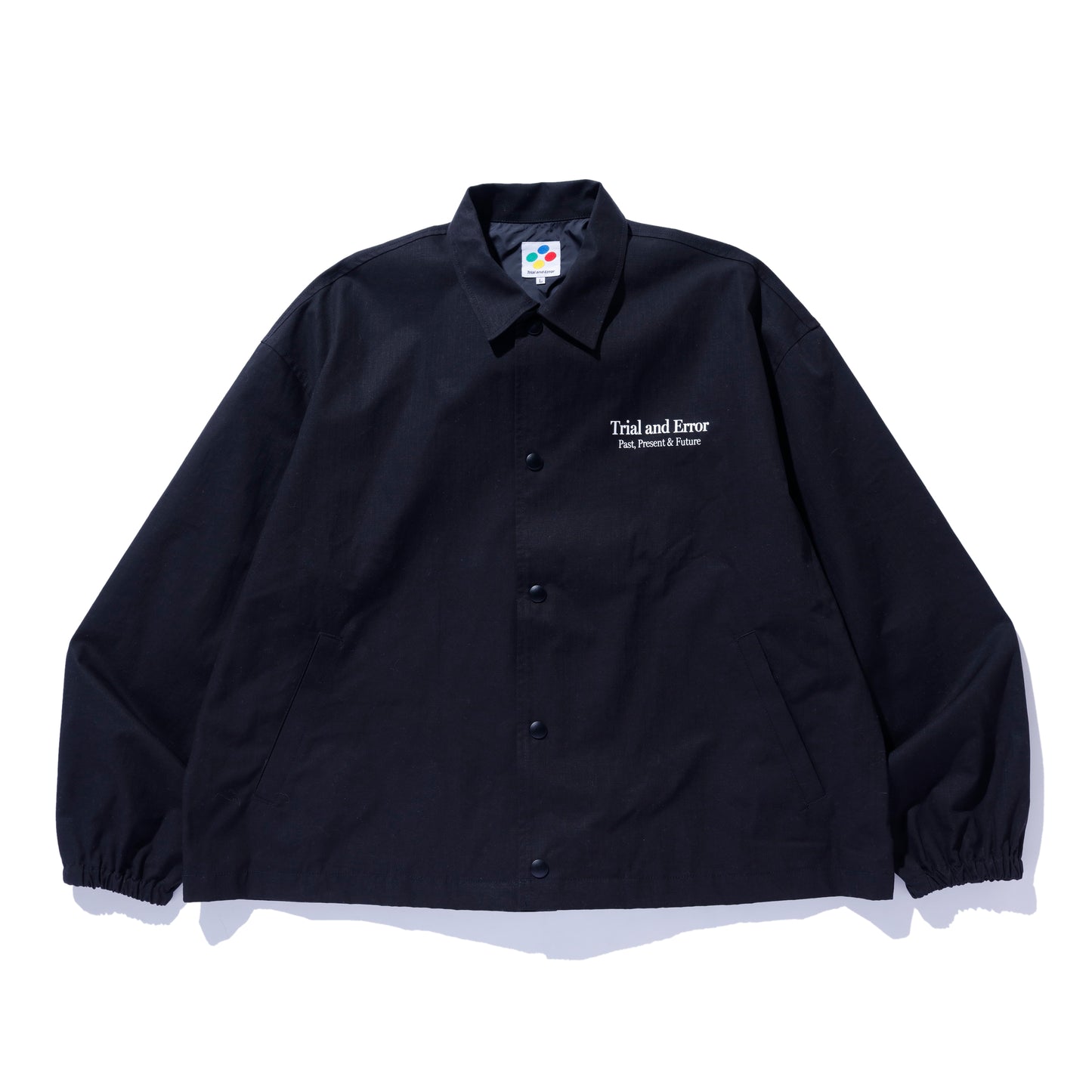 COTTON COACH JACKET BLACK